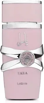 Lattafa Yara Eau de Parfum 100ml, perfume árabe feminino frutado com baunilha