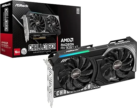 ASRock Radeon RX 9060 XT Challenger OC 16 GB, placas de vídeo