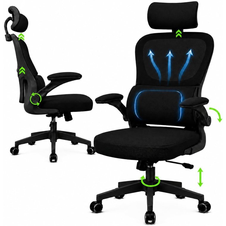 10 melhores cadeiras ergonômicas em 2026 3 Laruno Almirante P600