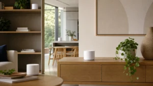 Home 2201 Roteadores mesh Wi-Fi em uma casa moderna